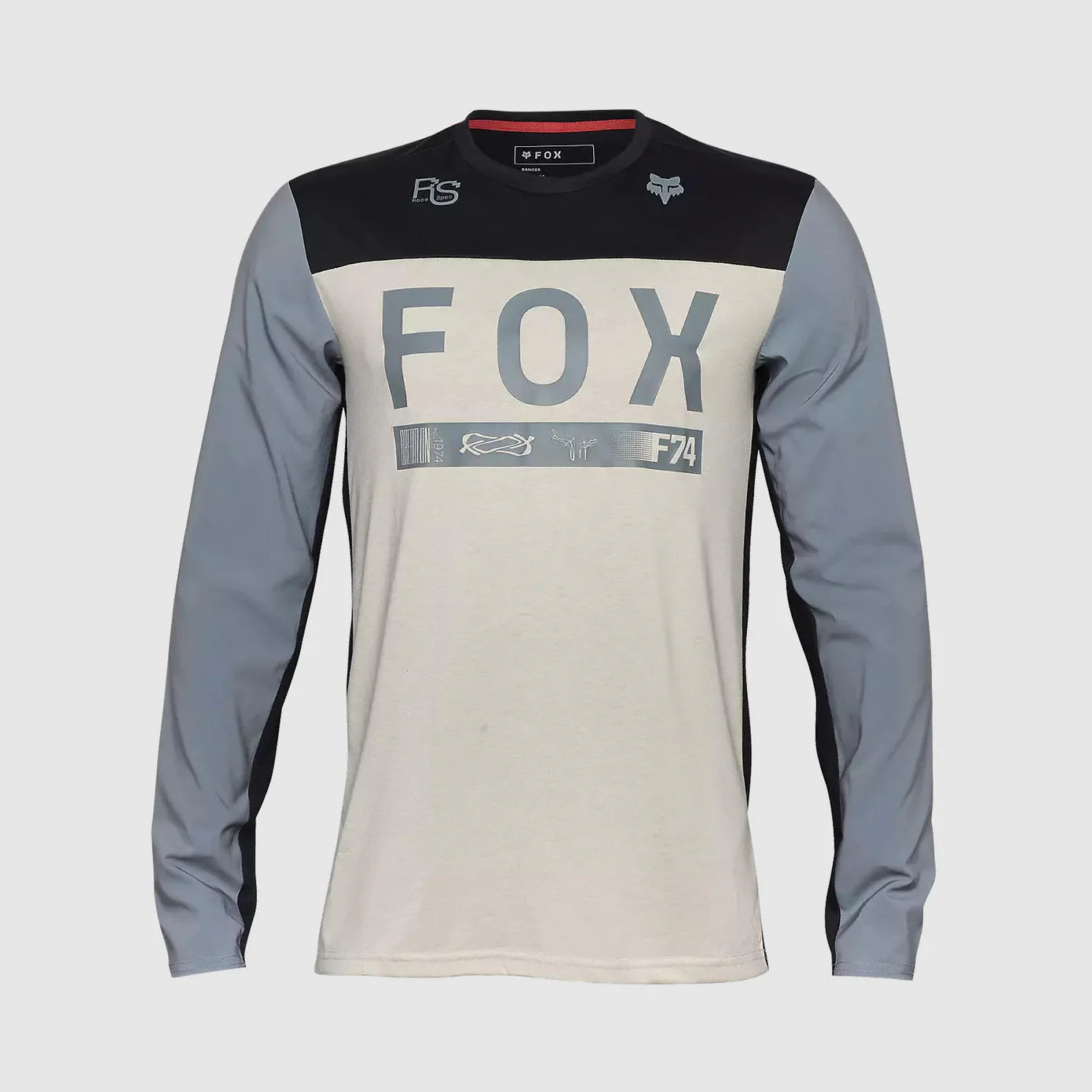 Polera Moto Fox Ranger Off-Road Gris/Blanco