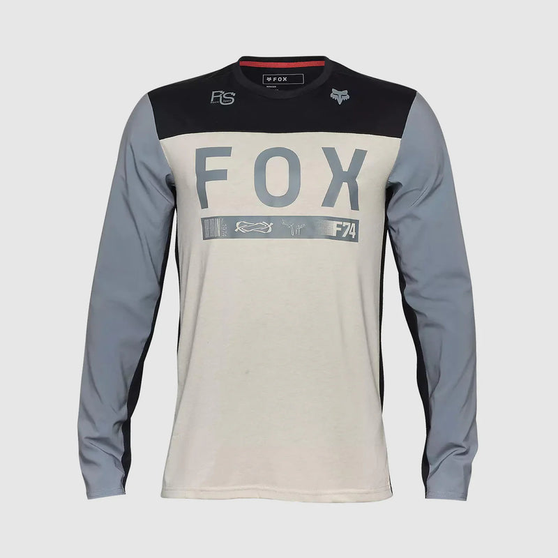Polera Moto Fox Ranger Off-Road Gris/Blanco
