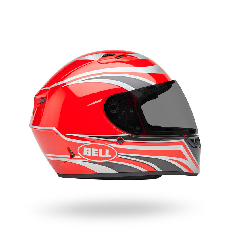 Casco Moto Calle Bell Qualifier Conduit Rojo/Plateado