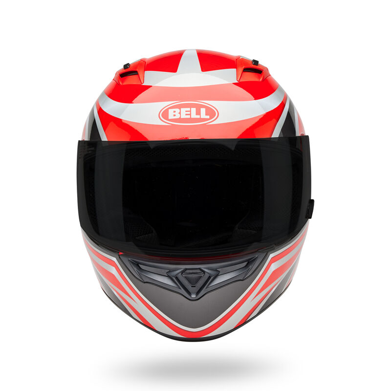 Casco Moto Calle Bell Qualifier Conduit Rojo/Plateado