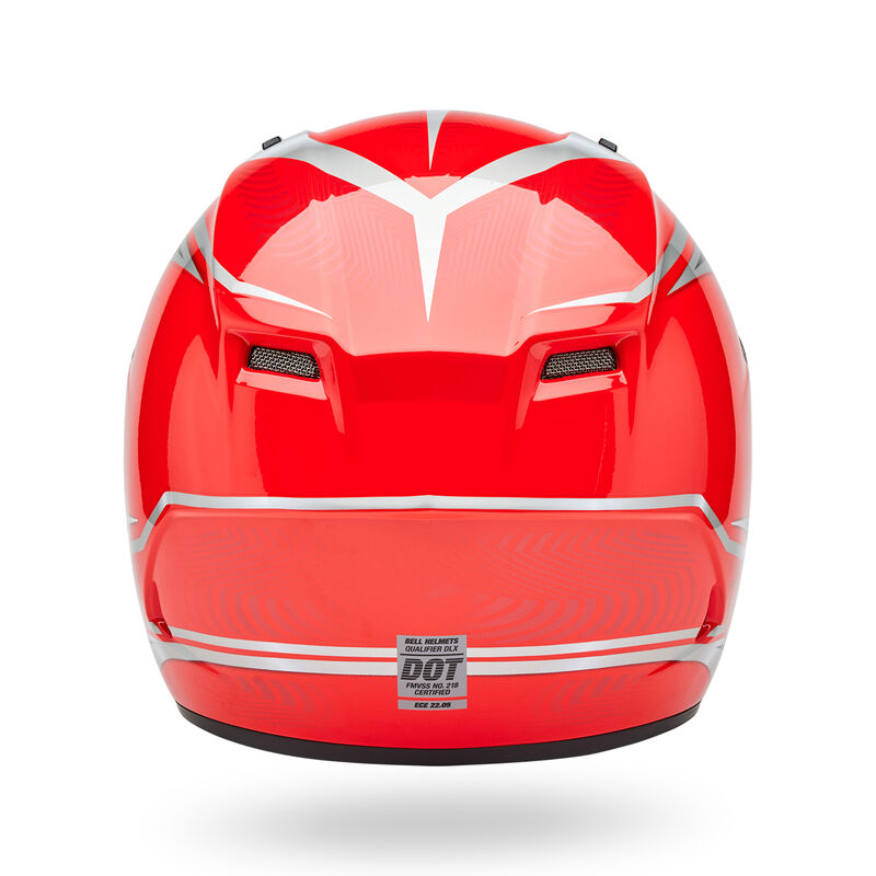 Casco Moto Calle Bell Qualifier Conduit Rojo/Plateado
