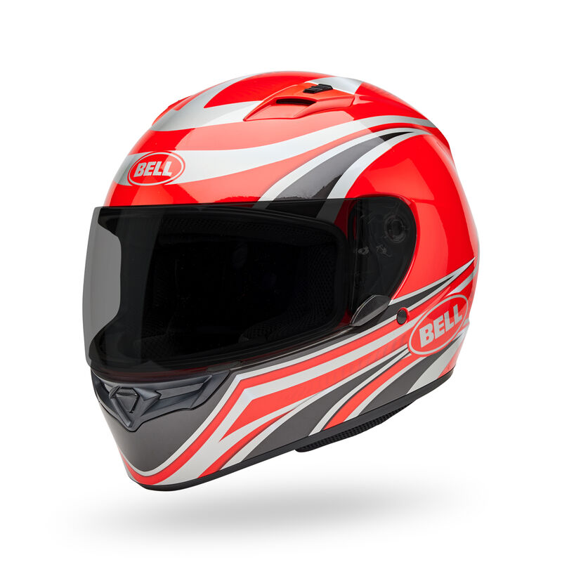 Casco Moto Calle Bell Qualifier Conduit Rojo/Plateado