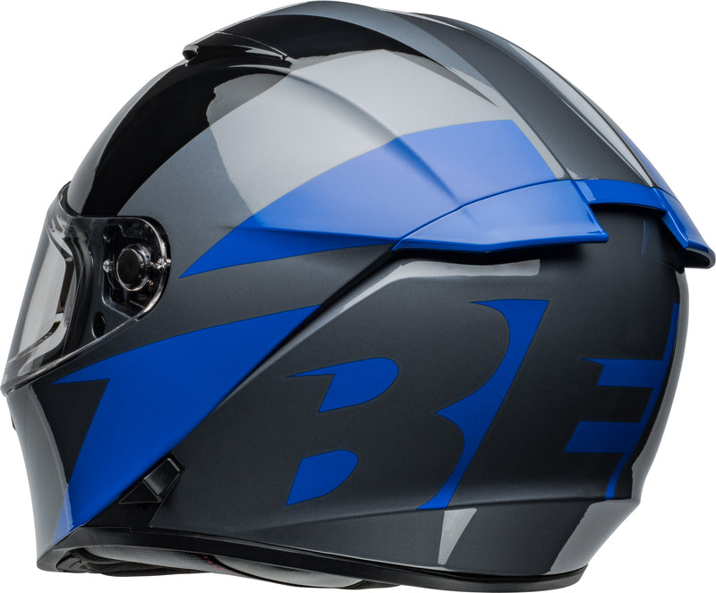Casco Moto Calle Bell Lithium Shear Negro/Azul