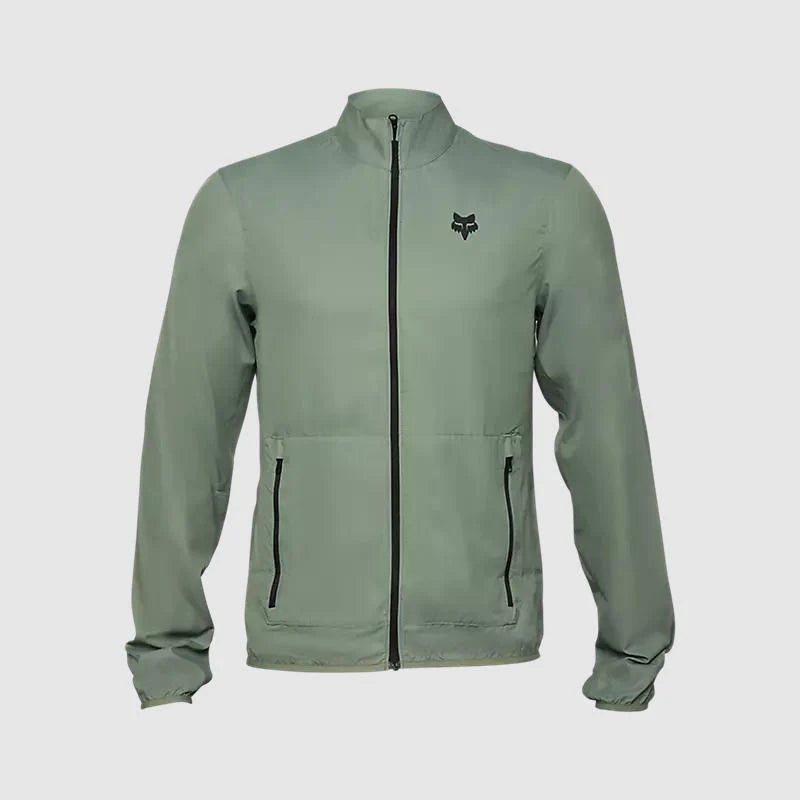 Chaqueta Cortavientos Bicicleta Fox Ranger Verde