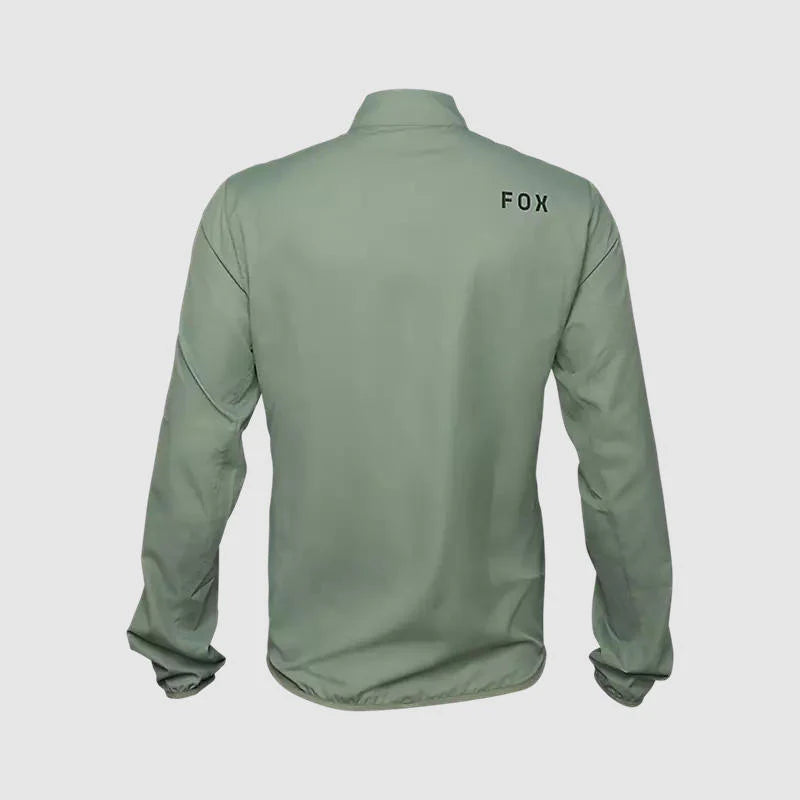 Chaqueta Cortavientos Bicicleta Fox Ranger Verde