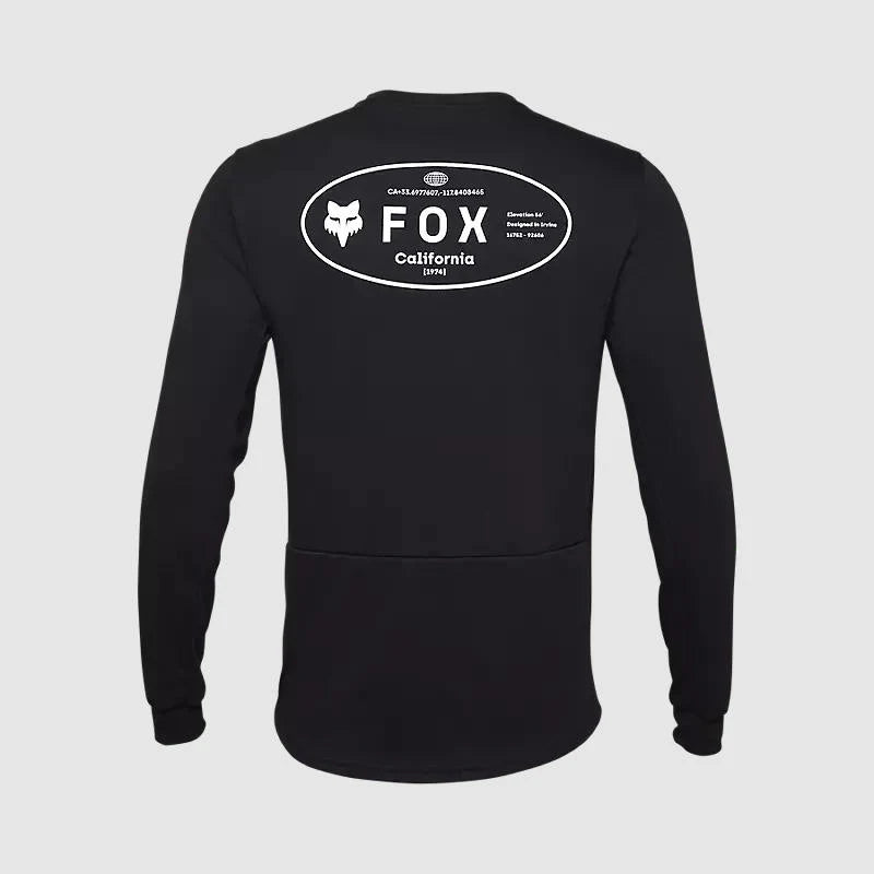 Polera Bicicleta Fox Ranger drirelease® Manga Larga Negro