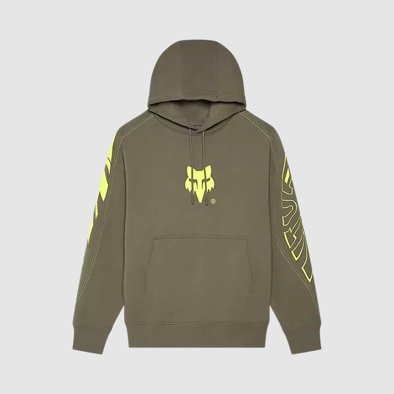 Poleron Lifestyle con Capucha Oversize Elevated Future Verde Fox