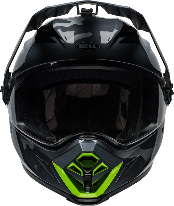 Casco Moto Calle Bell MX-9 Adventure Mips Alpine Gris Verde