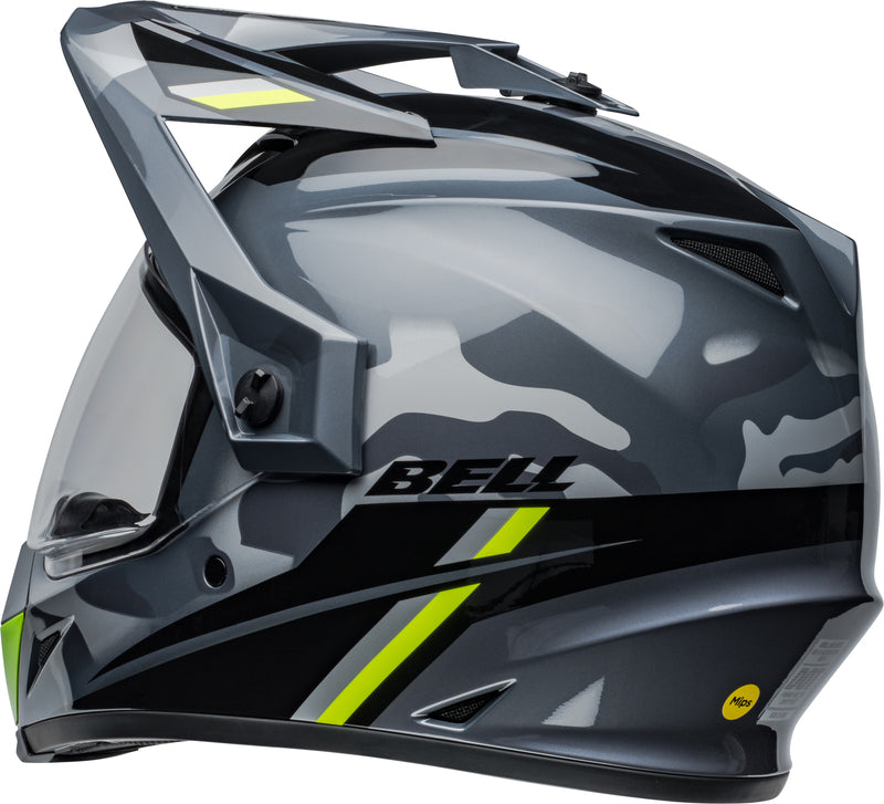 Casco Moto Calle Bell MX-9 Adventure Mips Alpine Gris Verde