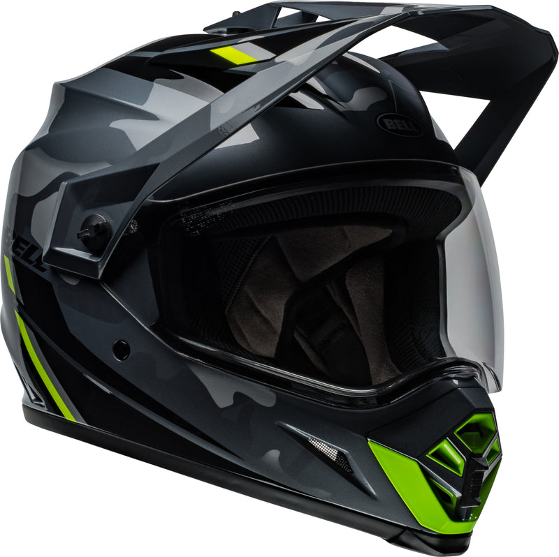Casco Moto Calle Bell MX-9 Adventure Mips Alpine Gris Verde