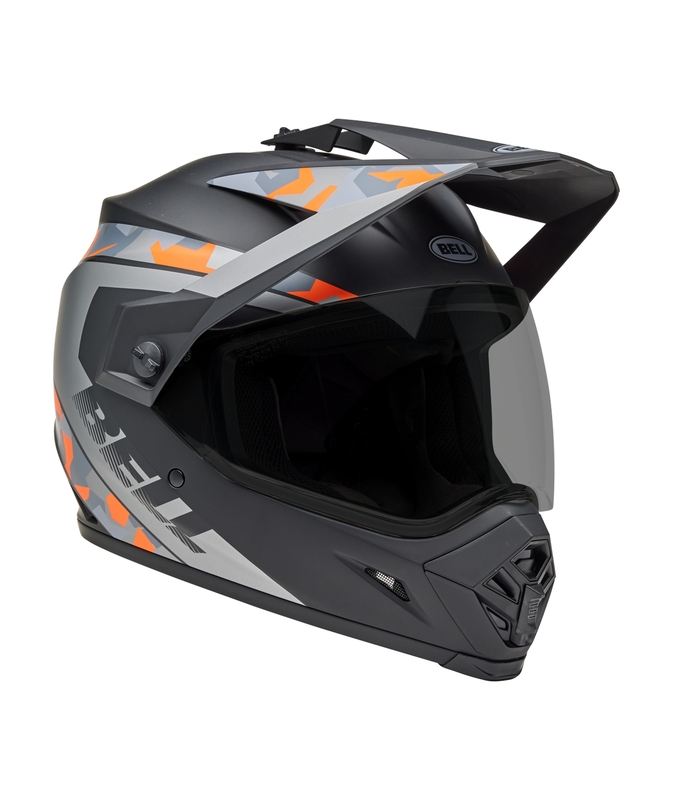 Casco Moto Calle Bell PS MX-9 Adventure MIPS Mesa Negro/Naranjo