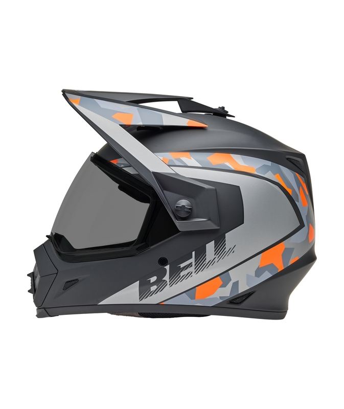 Casco Moto Calle Bell PS MX-9 Adventure MIPS Mesa Negro/Naranjo