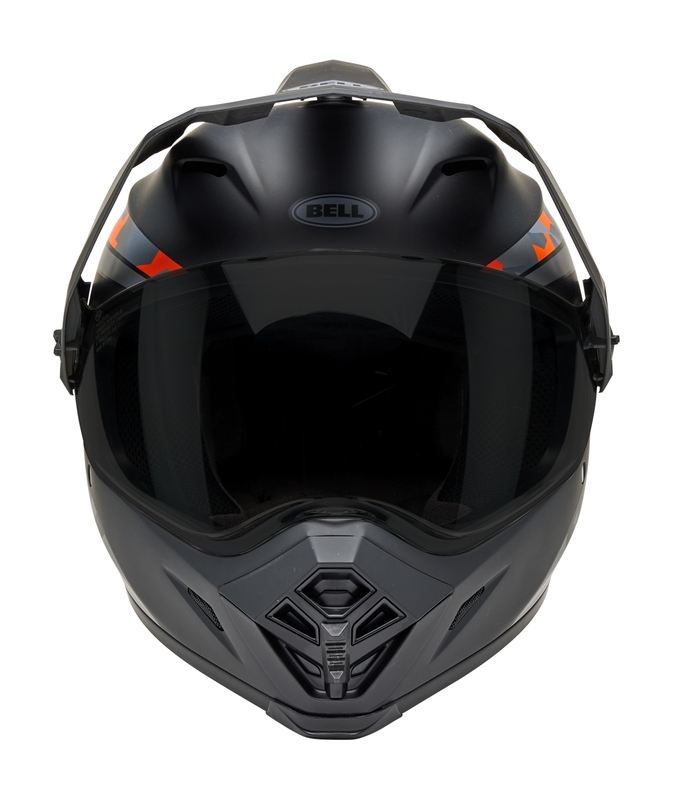 Casco Moto Calle Bell PS MX-9 Adventure MIPS Mesa Negro/Naranjo