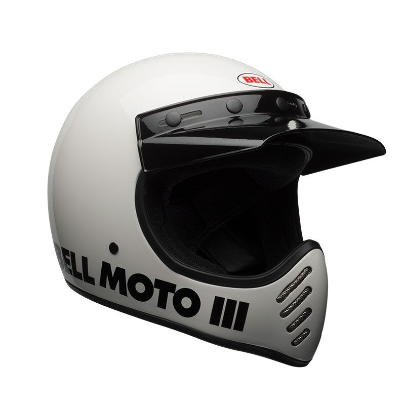 Casco Moto Calle Bell Moto 3 Classic Blanco