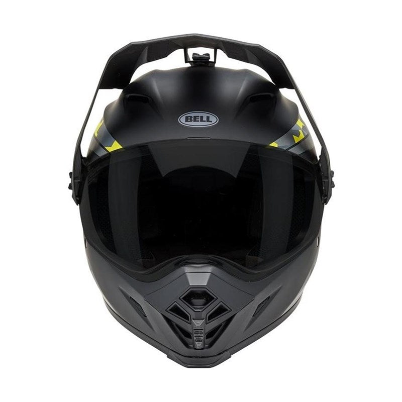 Casco Moto Calle Bell MX 9 Adventure Mips Matte Negro/Amarillo