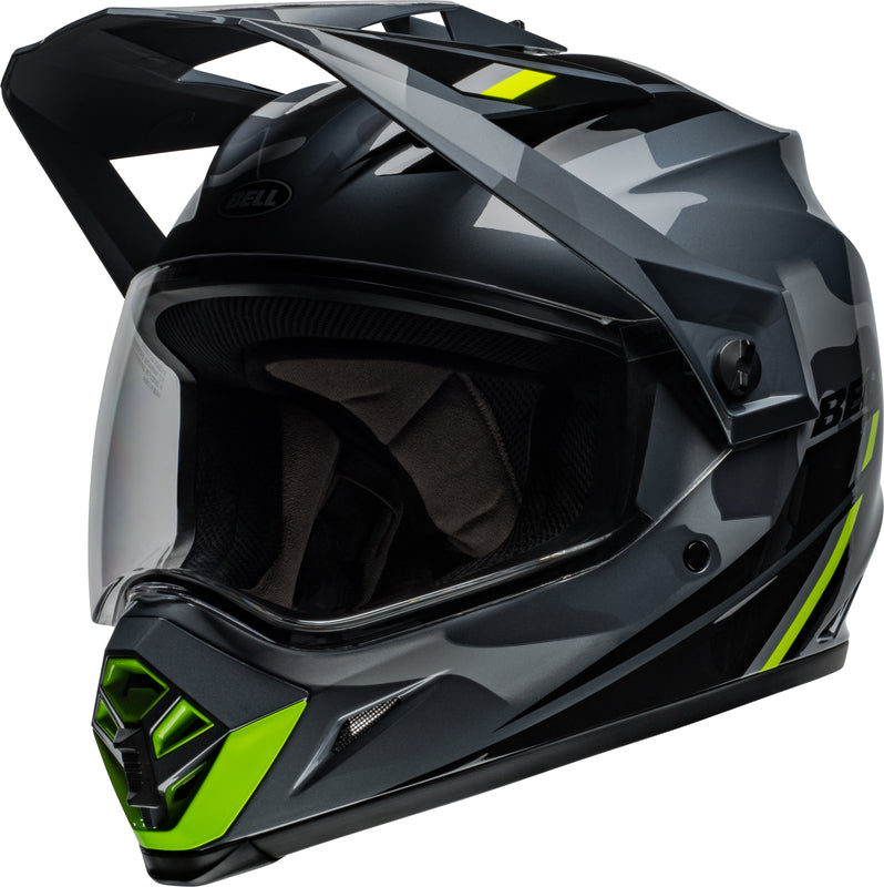 Casco Moto Calle Bell MX 9 Adventure Mips Matte Negro/Amarillo