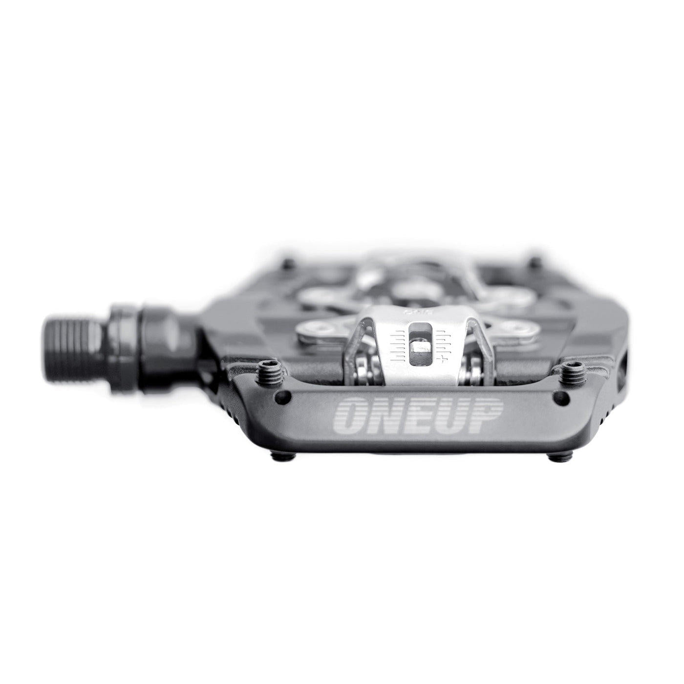 Pedales Bicicleta Clip Aluminio Gris One Up