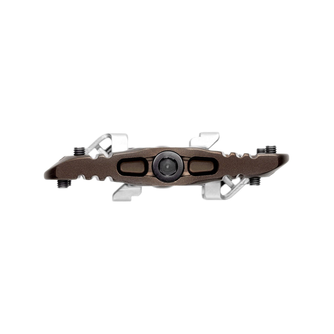 Pedales Bicicleta Clip Aluminio Bronce One Up