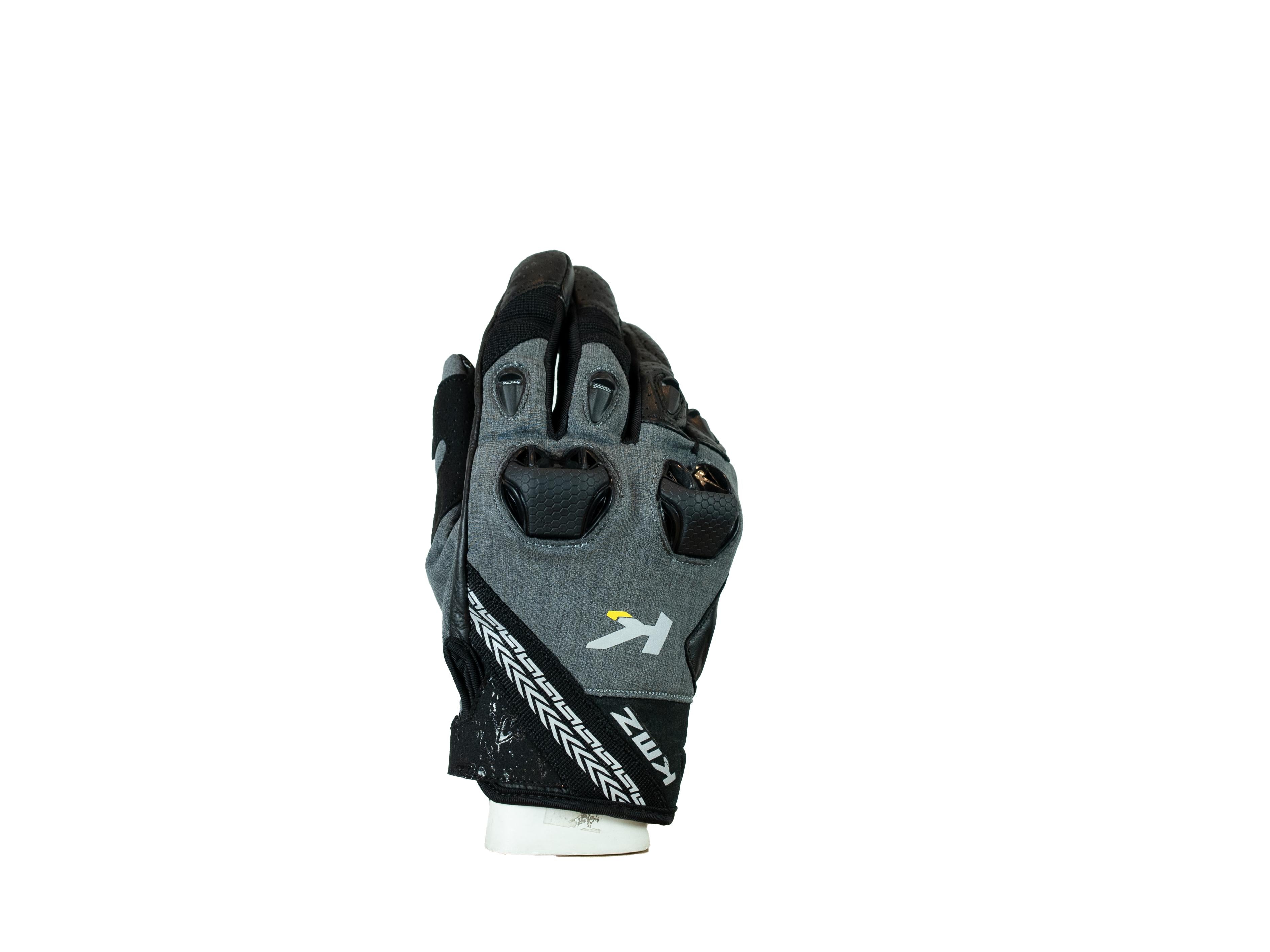 Guantes Moto Calle Knots Negro/Gris KMZ