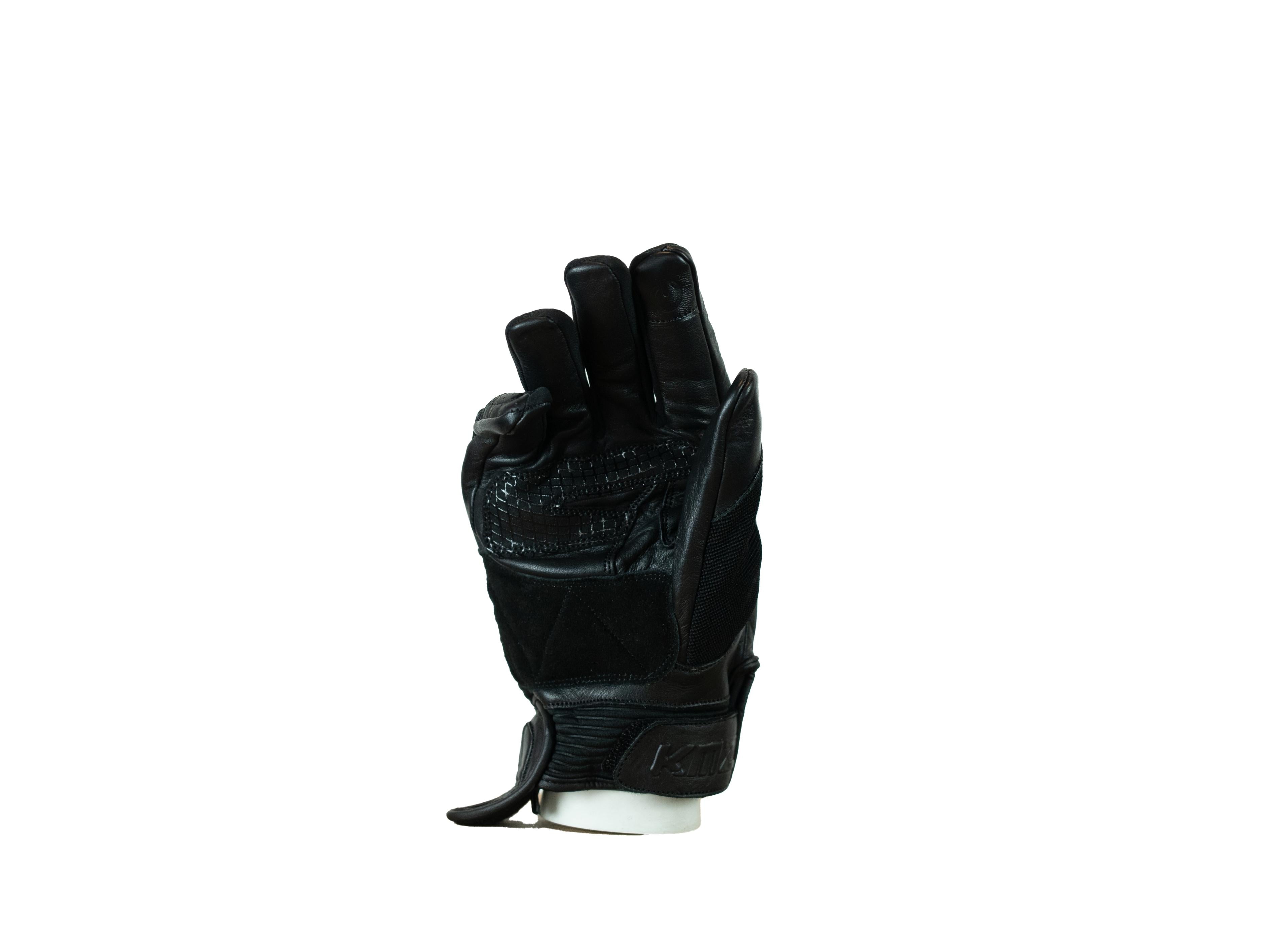 Guantes Moto Calle Knots IV Negro KMZ