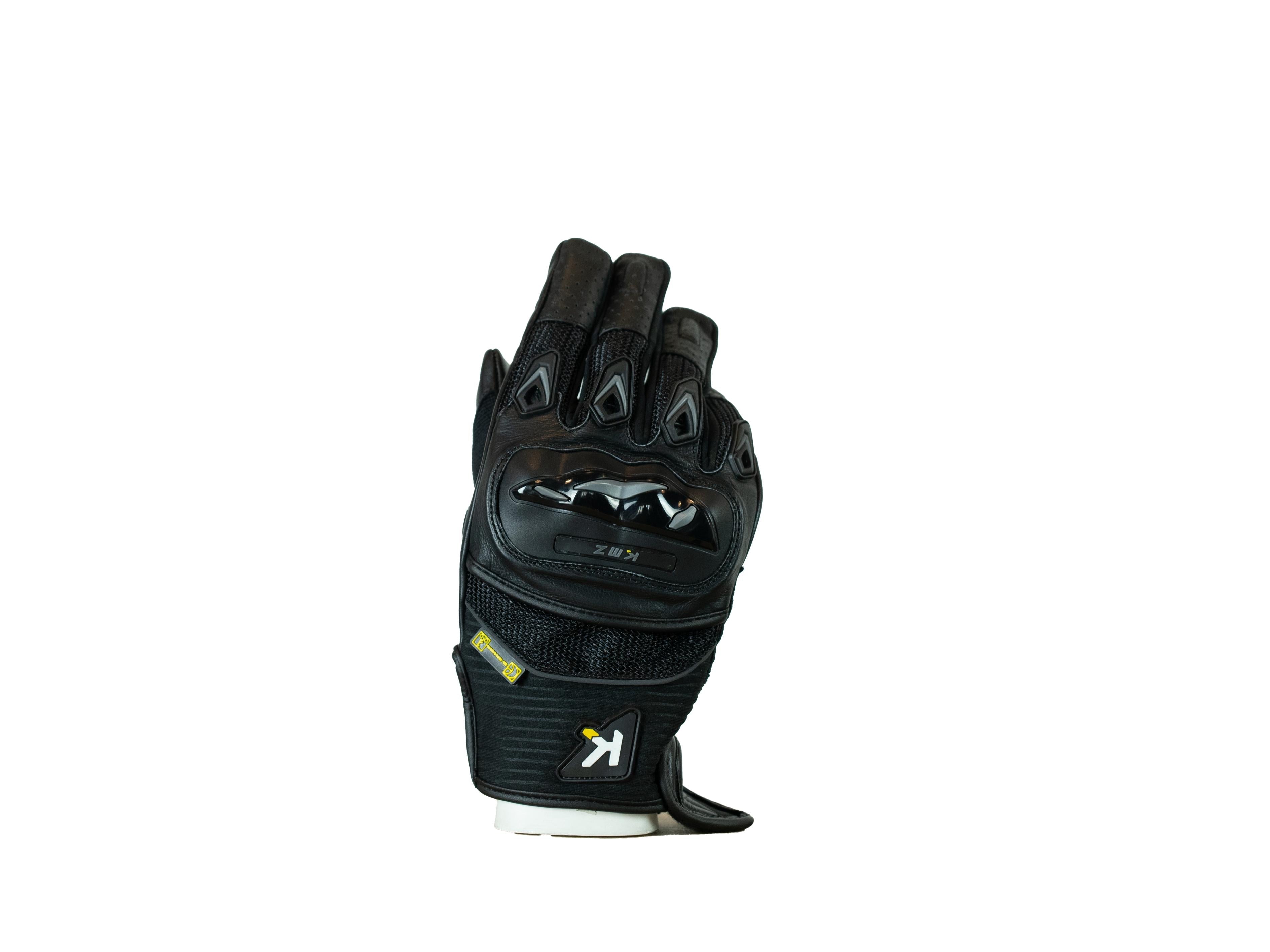 Guantes Moto Calle Knots IV Negro KMZ