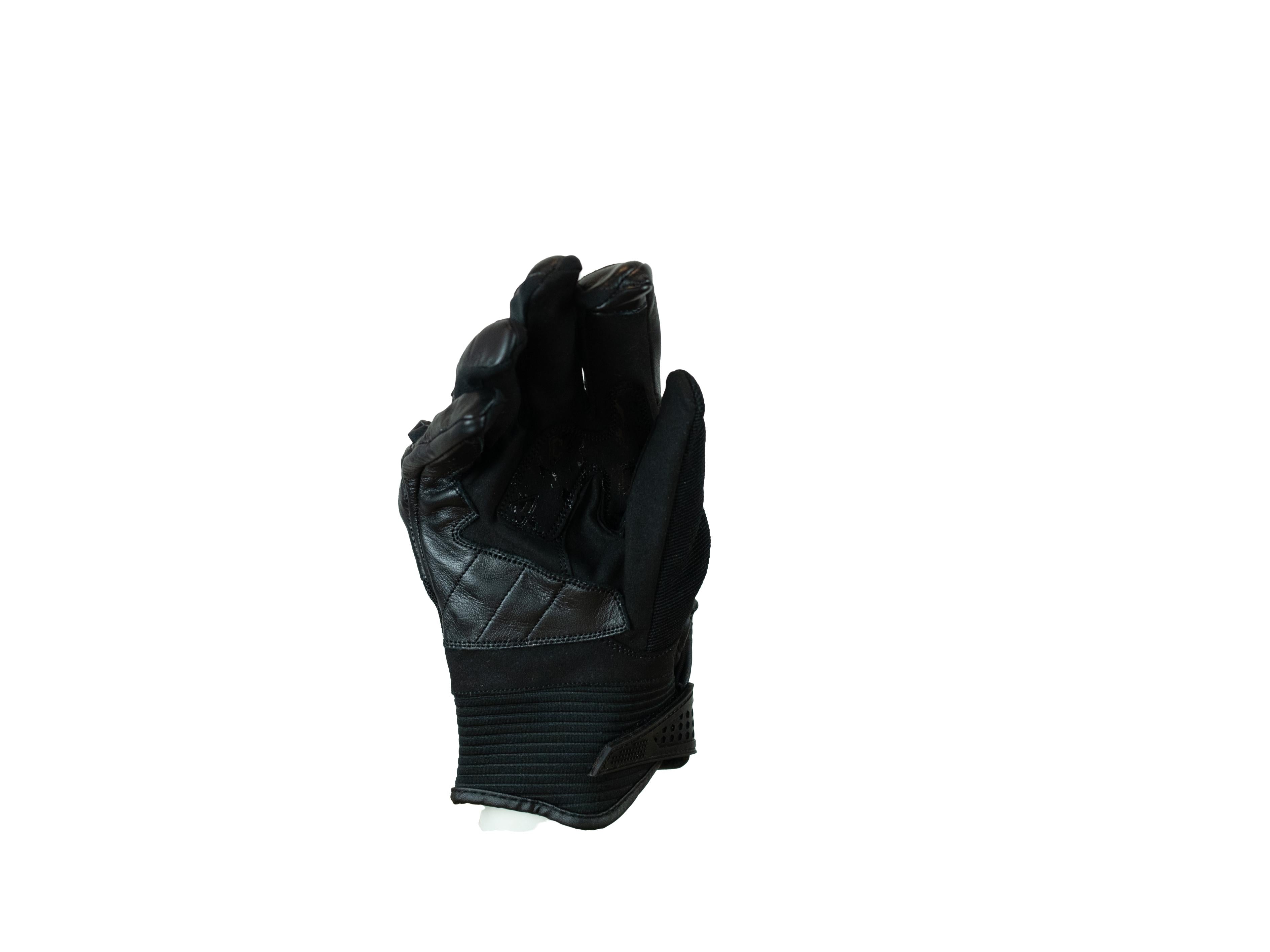 Guantes Moto Calle Leather III Negro/Amarillo KMZ