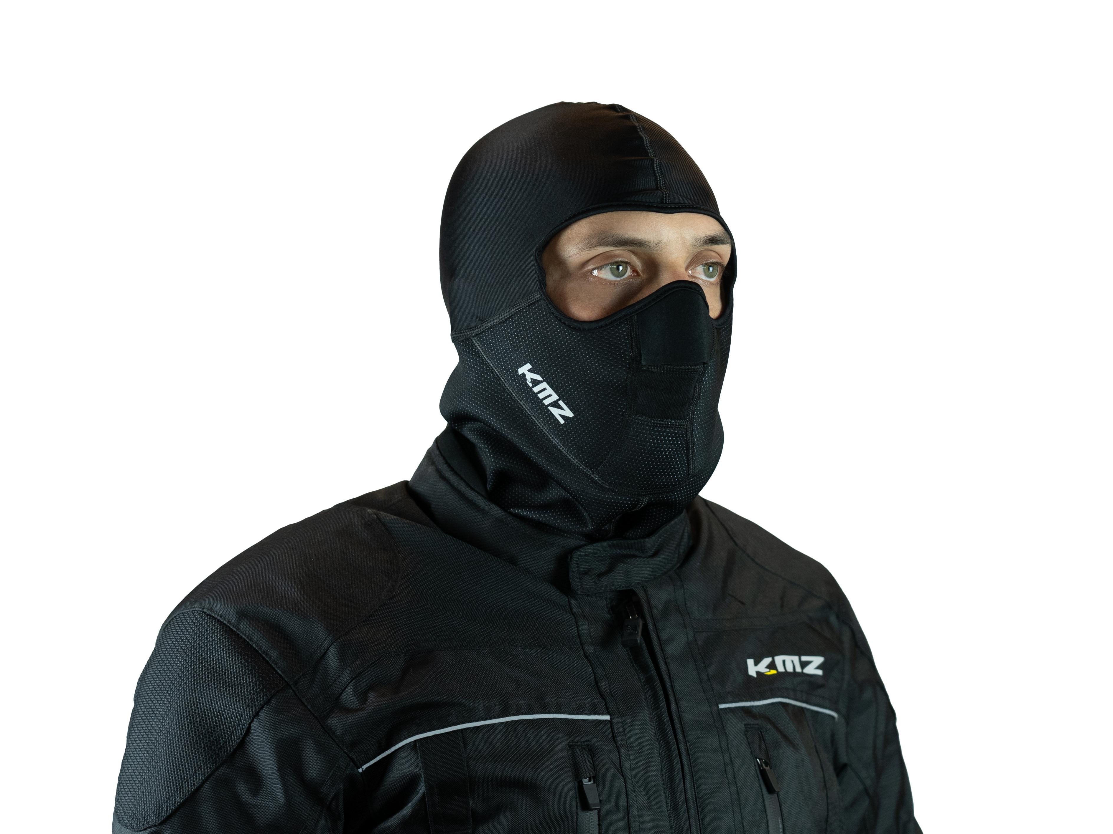Máscara Moto Calle Balaclava Negro KMZ