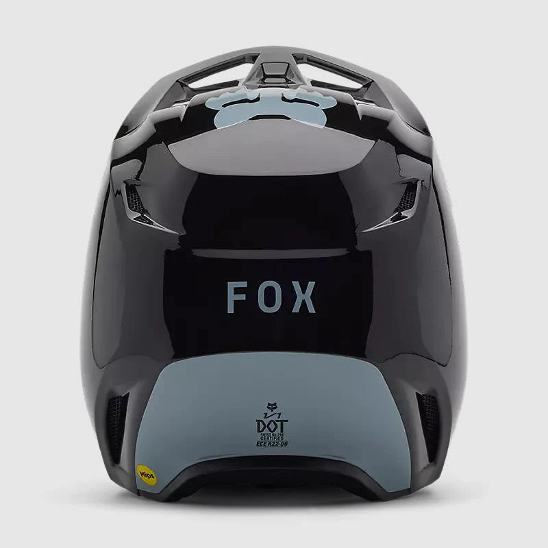 Casco Moto Niño Fox V1 Taunt Negro
