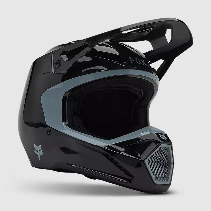 Casco Moto Niño Fox V1 Taunt Negro