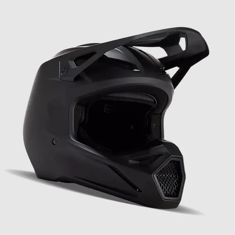 Casco Moto Fox V1 Solid Negro Matte