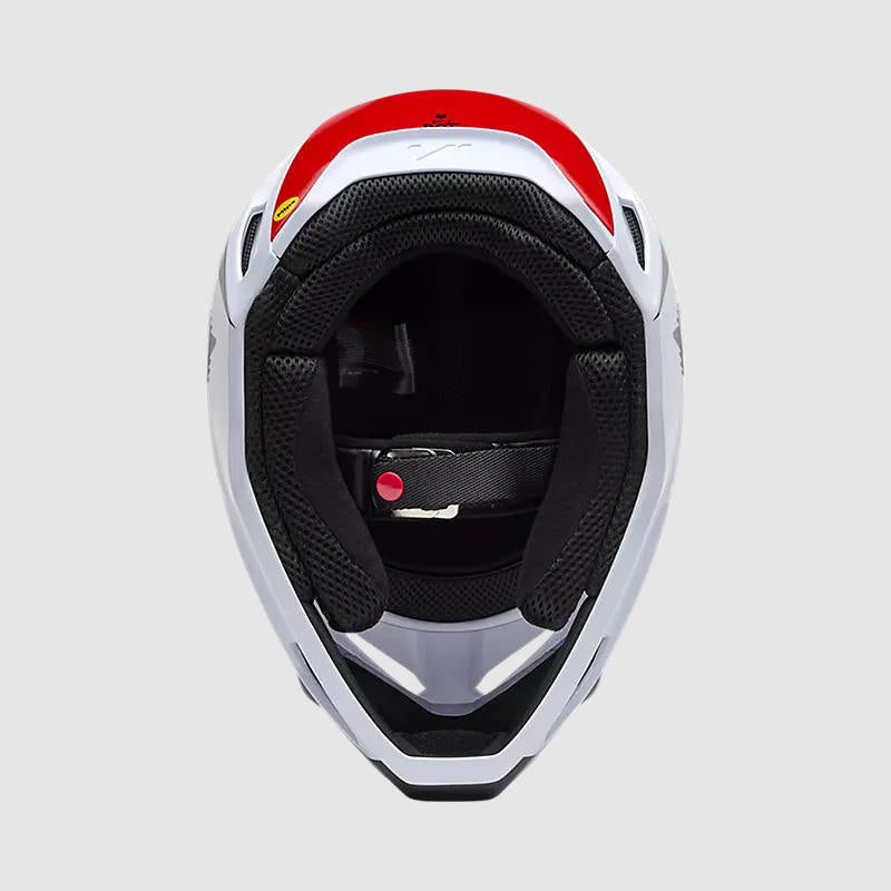 Casco Moto V1 Flow Blanco Fox