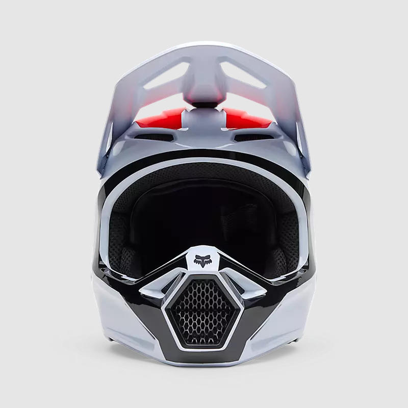 Casco Moto V1 Flow Blanco Fox