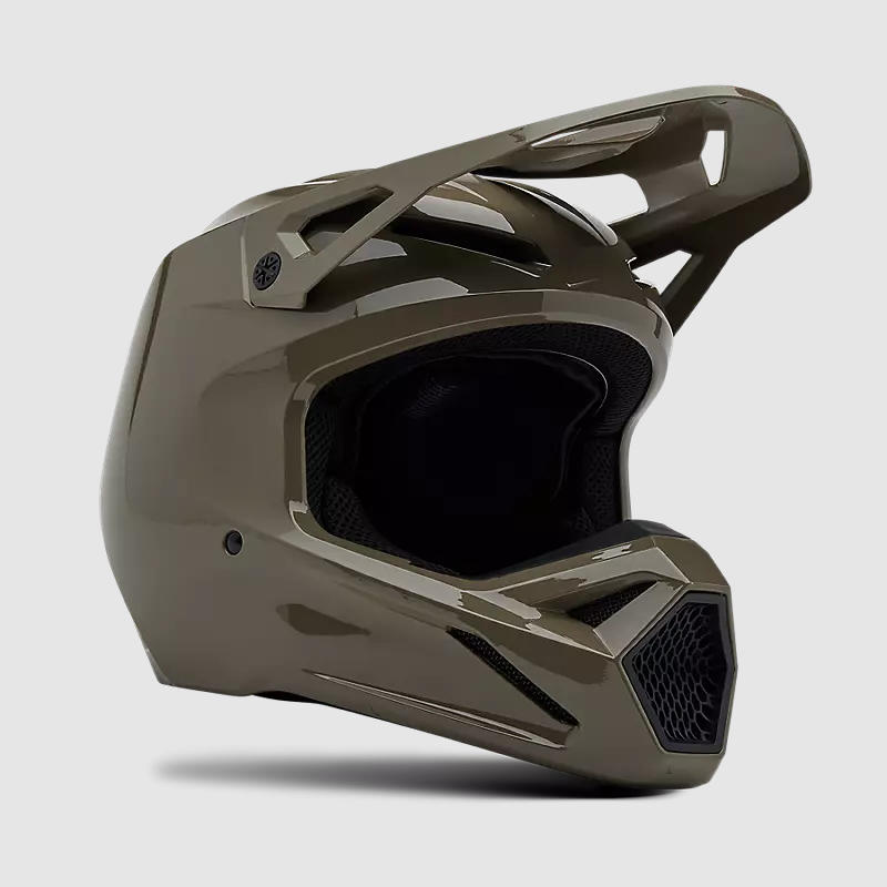 Casco Moto V1 Solid Cafe Fox