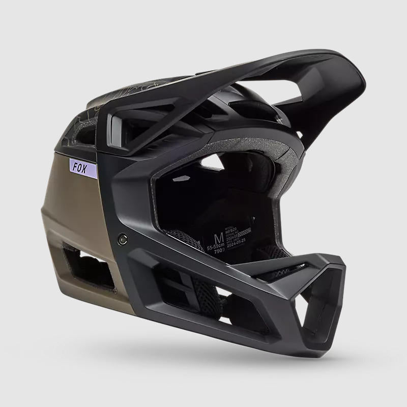 Casco Bicicleta New Proframe Frecuency Verde Fox