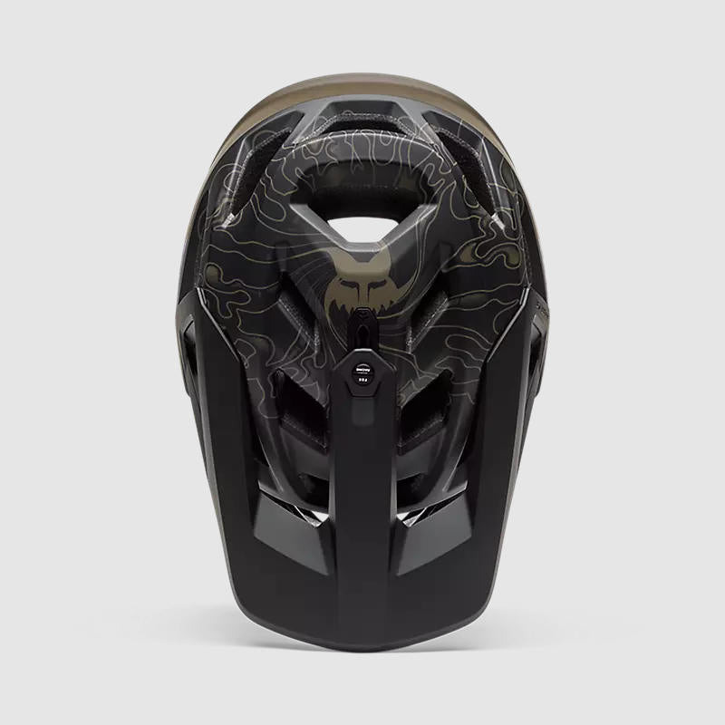 Casco Bicicleta New Proframe Frecuency Verde Fox
