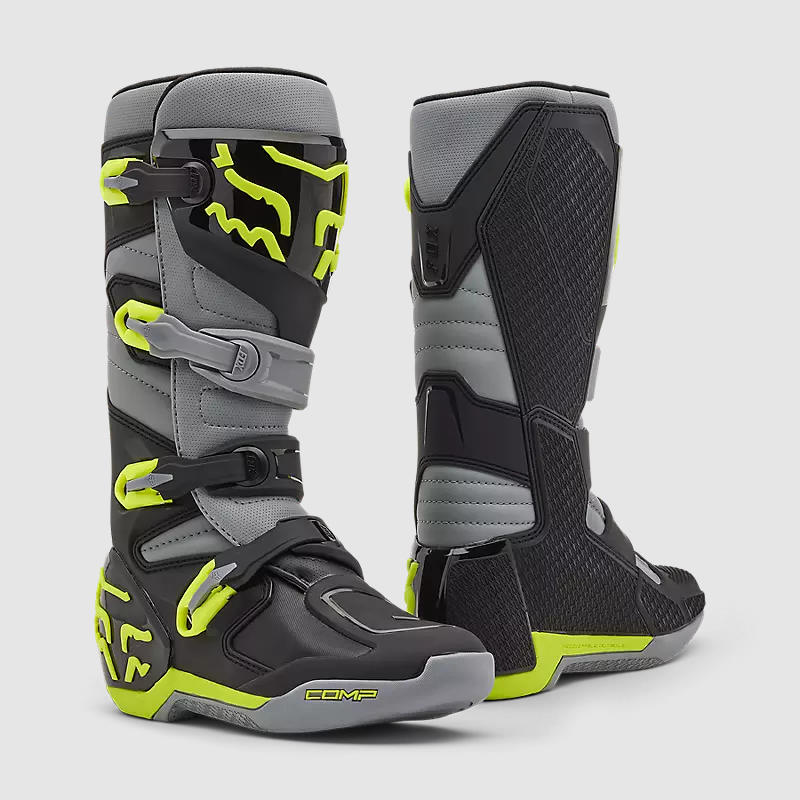 Botas Moto Comp Gris Fox