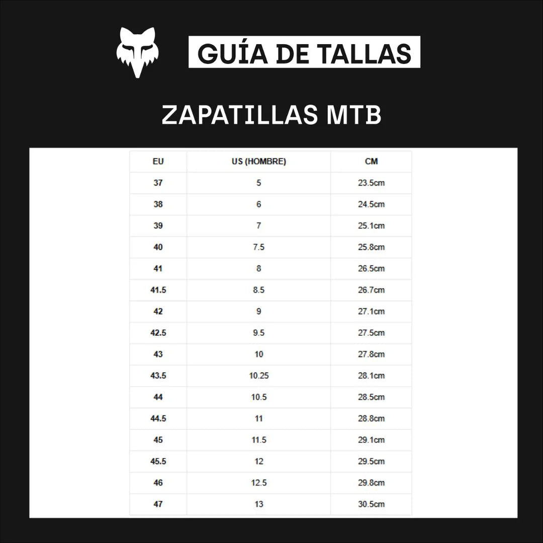 Guía de Talla