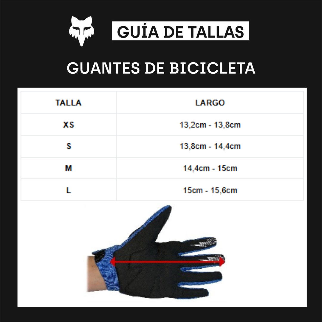 Guantes Bicicleta Niño Ranger Gris Fox
