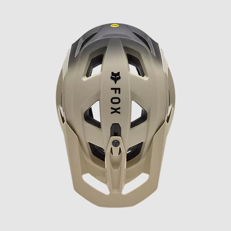 Casco Bicicleta New Speedframe Pro Backfade Crema Fox
