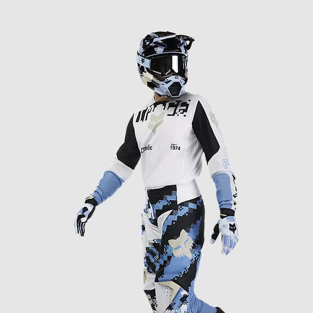 Polera Moto 180 Digi Image Blanco Fox