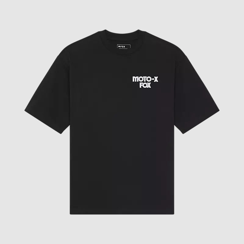 Polera Lifestyle Moto-X Oversized Negro Fox