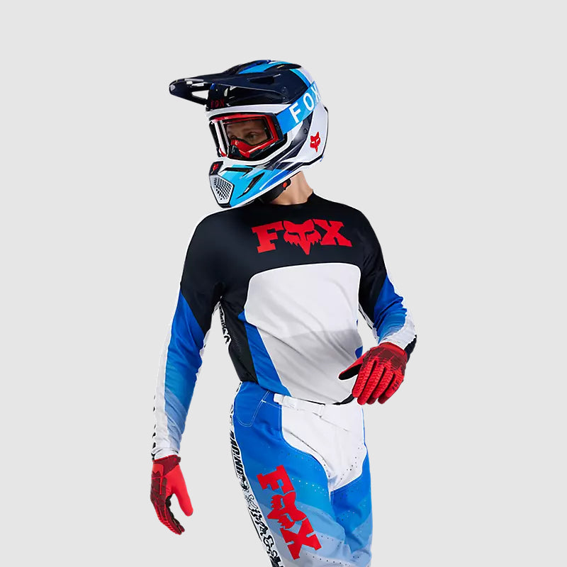 Polera Moto 360 Fade Azul Fox
