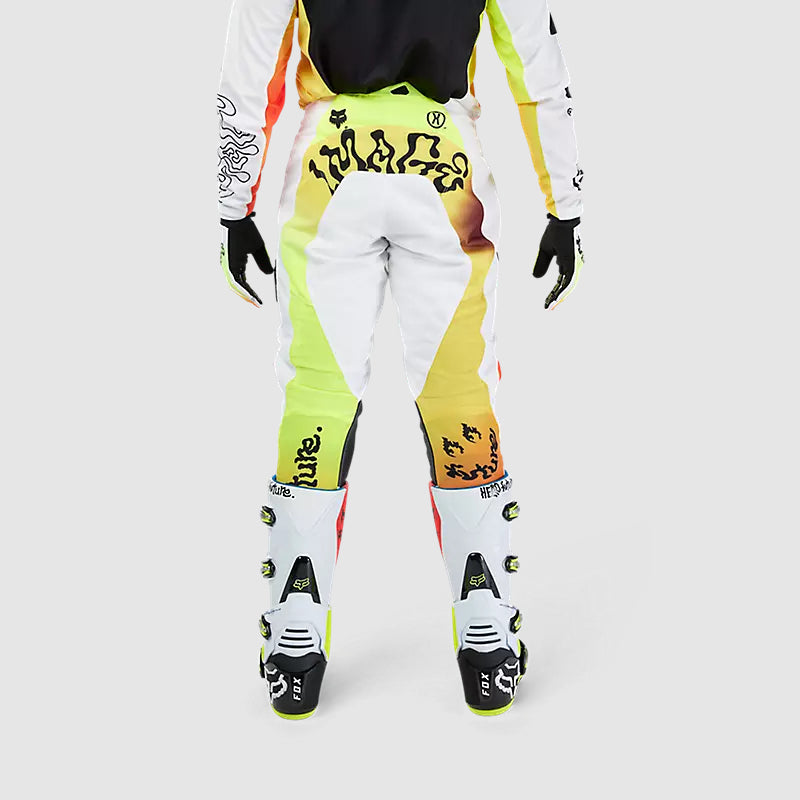 Pantalon Moto 180 Hello Future Blanco Fox
