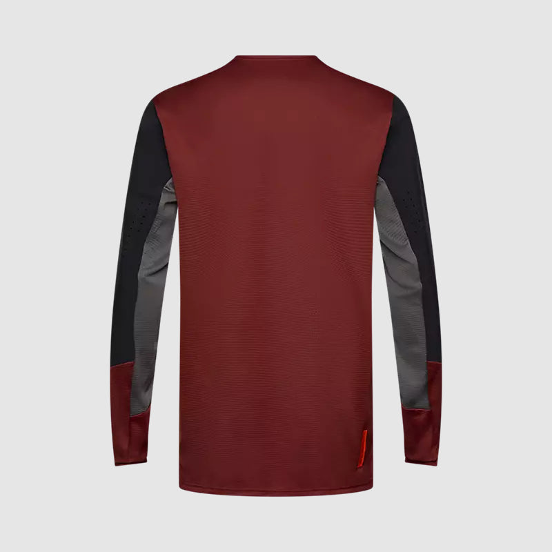Polera Bicicleta Defend Manga Larga Marron Fox