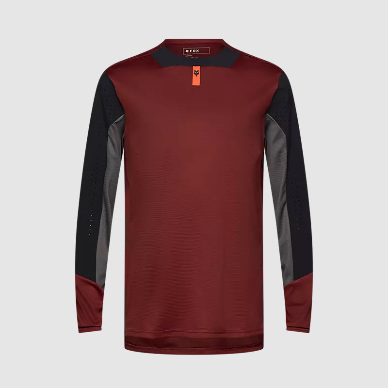 Polera Bicicleta Defend Manga Larga Marron Fox