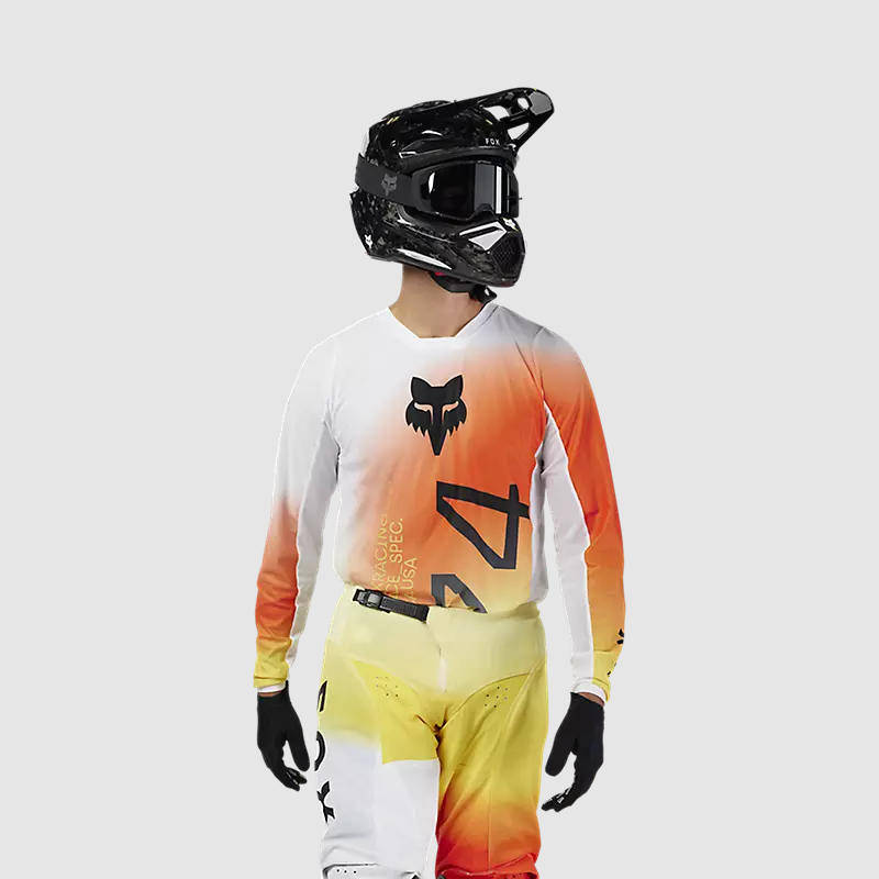 Polera Moto Air Haze 180 Blanco Fox