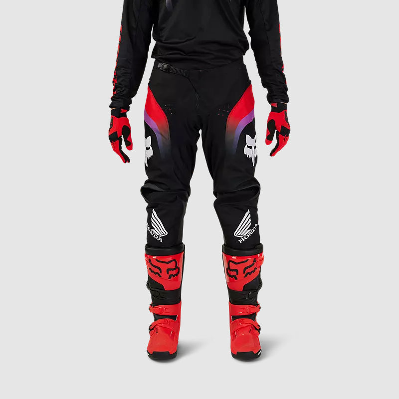 Pantalon Moto 180 Honda Negro Fox