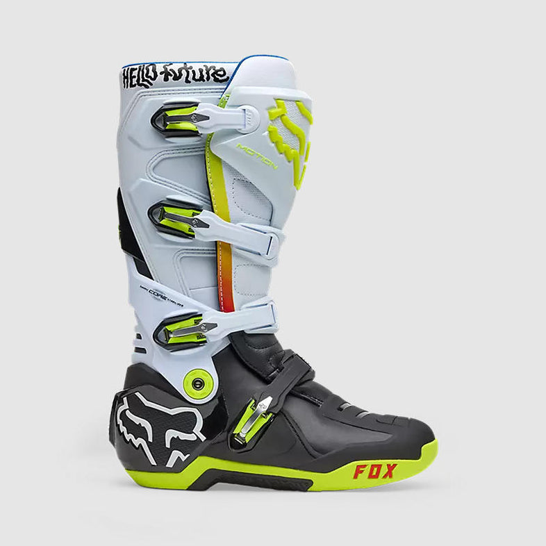 Botas Moto Motion Hello Future Blanco Fox