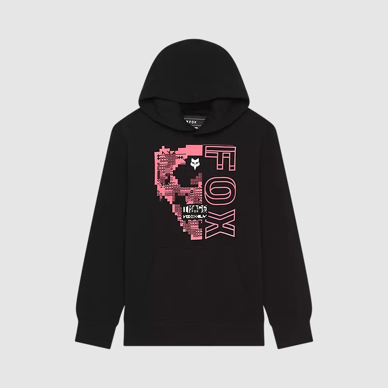 Poleron Lifestyle Niño Image Skull Negro Fox
