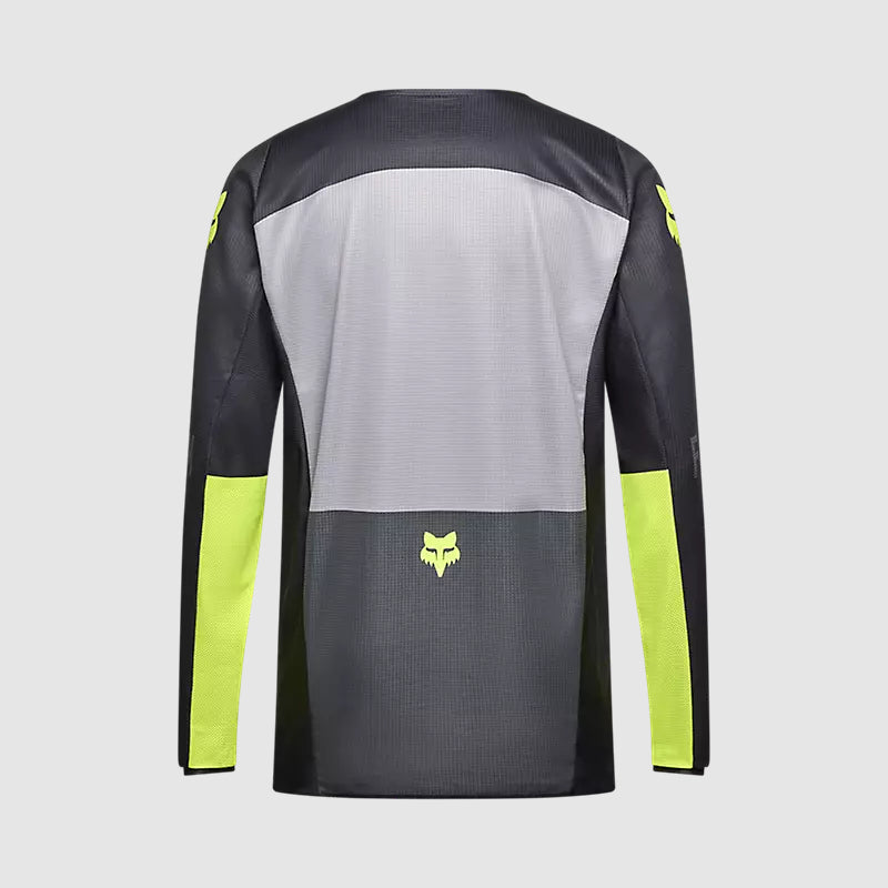 Polera Moto 180 Flow Negro/Amarillo Fox